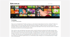 Desktop Screenshot of eztv.com.au